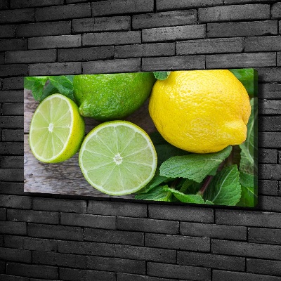 Quadro su tela Lime e limone