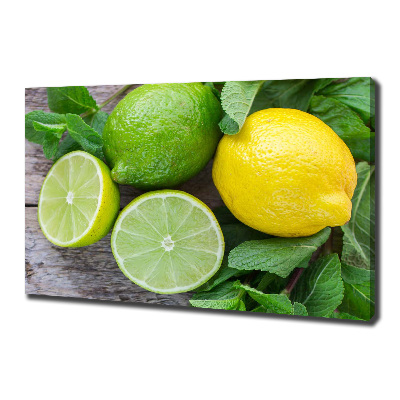 Quadro su tela Lime e limone