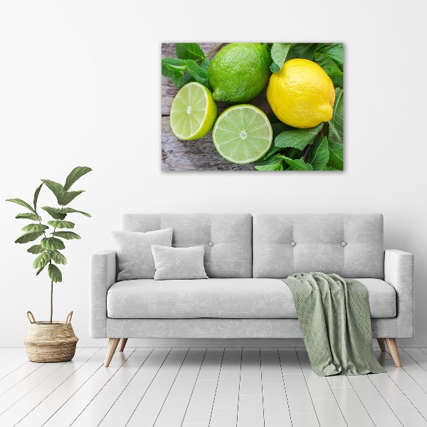 Quadro su tela Lime e limone