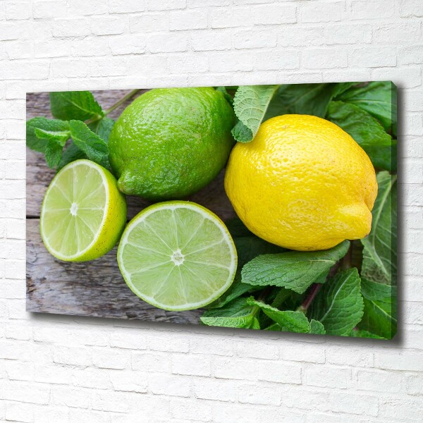 Quadro su tela Lime e limone