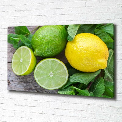 Quadro su tela Lime e limone