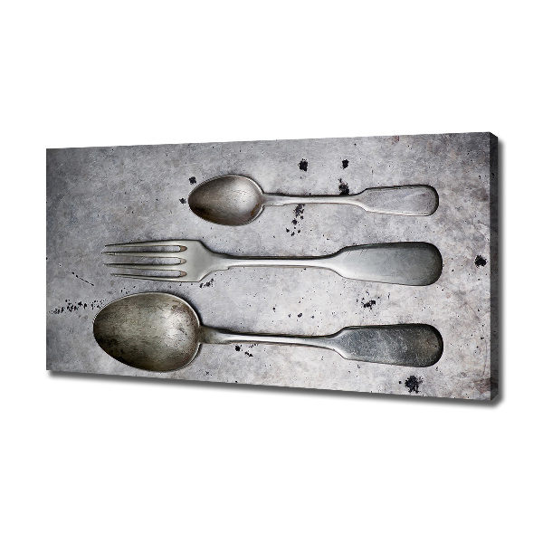 Foto quadro su tela Posate