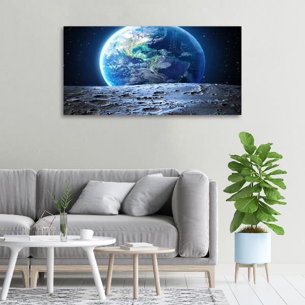 Quadro stampa su tela Pianeta Terra