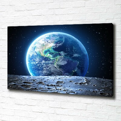 Quadro stampa su tela Pianeta Terra
