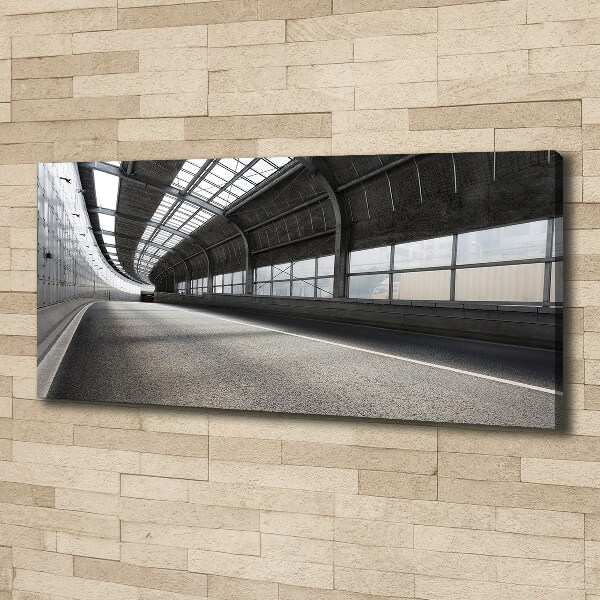 Quadro su tela Strada nel tunnel
