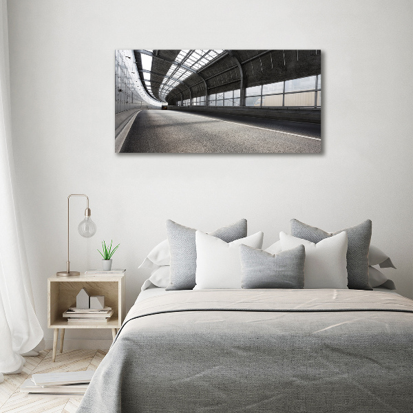 Quadro su tela Strada nel tunnel