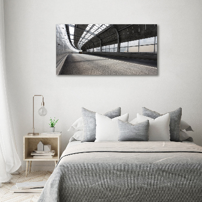 Quadro su tela Strada nel tunnel