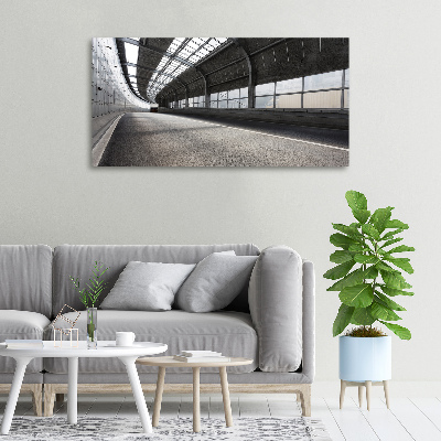 Quadro su tela Strada nel tunnel