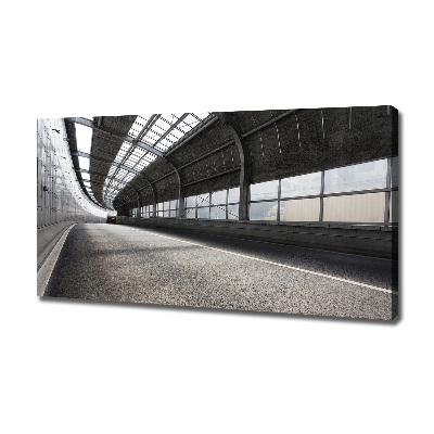 Quadro su tela Strada nel tunnel