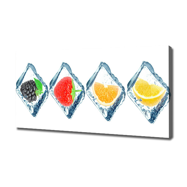 Quadro stampa su tela Cubetti di frutta