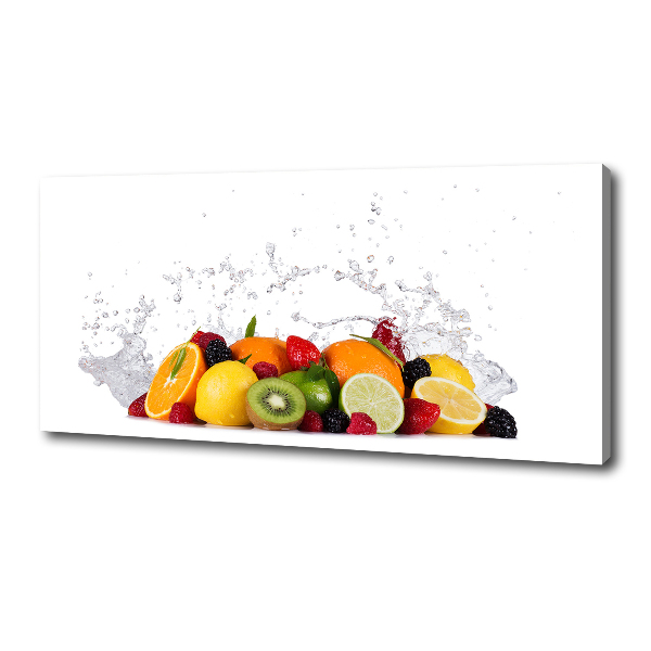 Foto quadro su tela Frutta e acqua