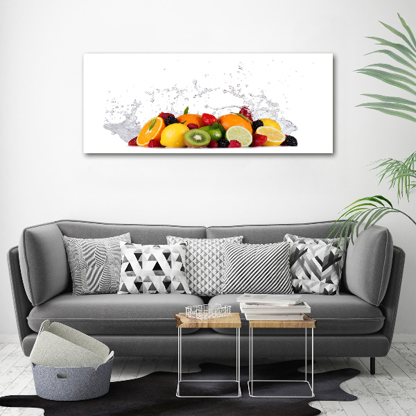 Foto quadro su tela Frutta e acqua
