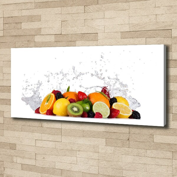 Foto quadro su tela Frutta e acqua