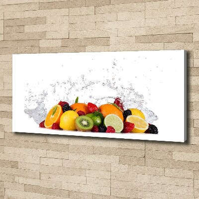 Foto quadro su tela Frutta e acqua