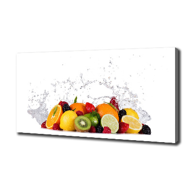 Foto quadro su tela Frutta e acqua