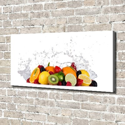 Foto quadro su tela Frutta e acqua
