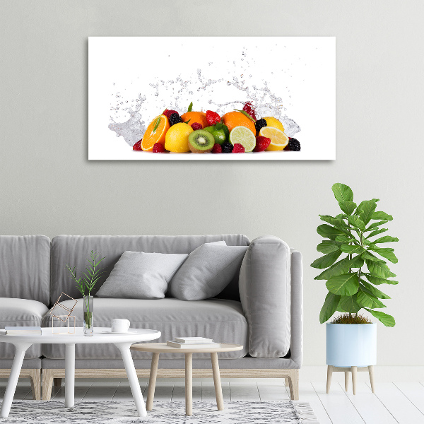 Foto quadro su tela Frutta e acqua