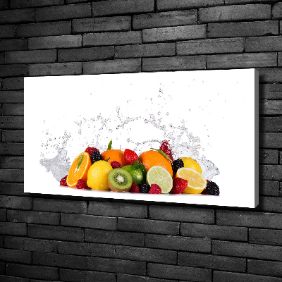 Foto quadro su tela Frutta e acqua