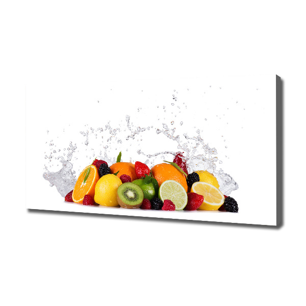Foto quadro su tela Frutta e acqua