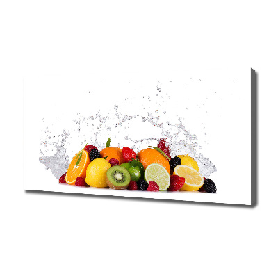 Foto quadro su tela Frutta e acqua
