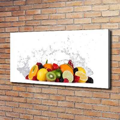 Foto quadro su tela Frutta e acqua