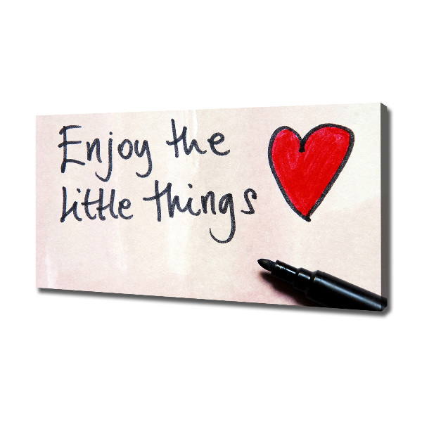 Foto quadro su tela Piccole cose
