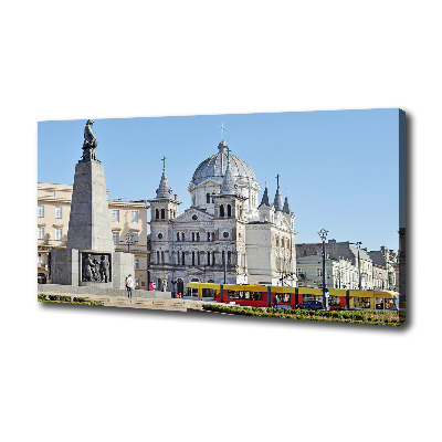Quadro su tela Piazza della Libertà Łódź