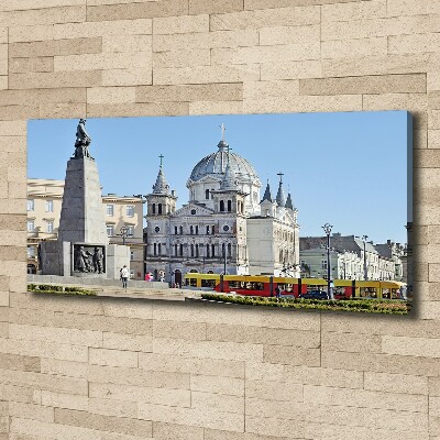 Quadro su tela Piazza della Libertà Łódź