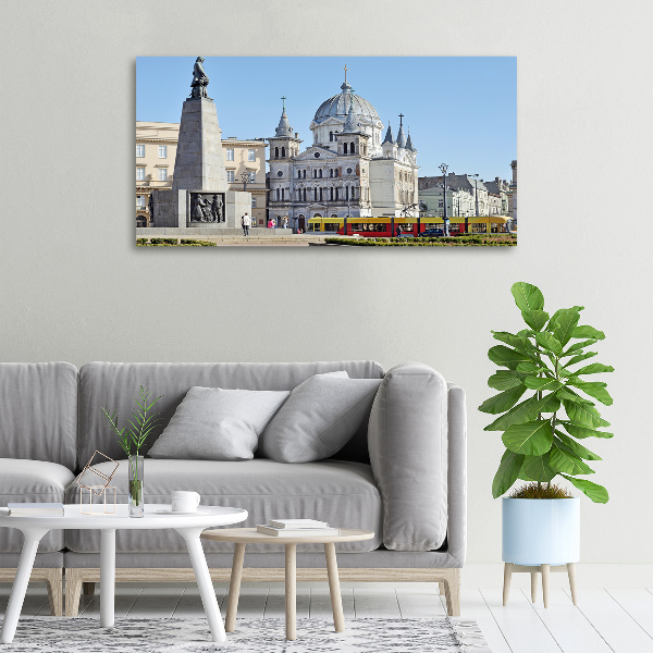Quadro su tela Piazza della Libertà Łódź