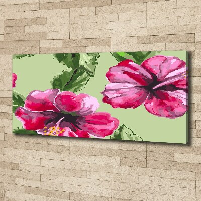 Quadro stampa su tela Fiori hawaiani