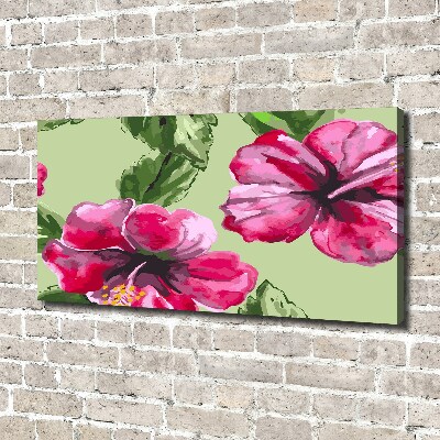 Quadro stampa su tela Fiori hawaiani