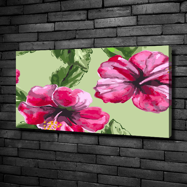 Quadro stampa su tela Fiori hawaiani