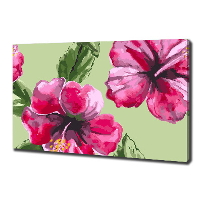 Quadro stampa su tela Fiori hawaiani