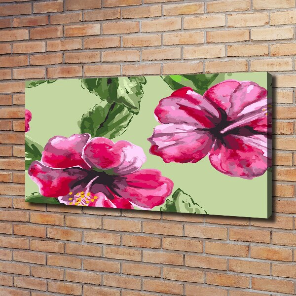 Quadro stampa su tela Fiori hawaiani