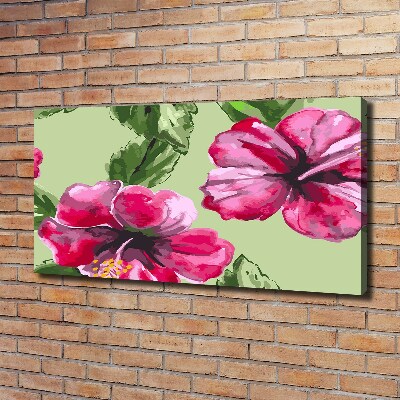 Quadro stampa su tela Fiori hawaiani
