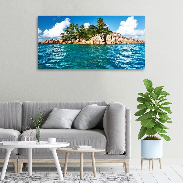 Foto quadro su tela Isola tropicale