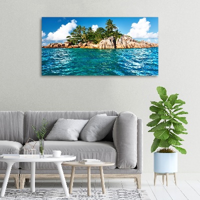 Foto quadro su tela Isola tropicale