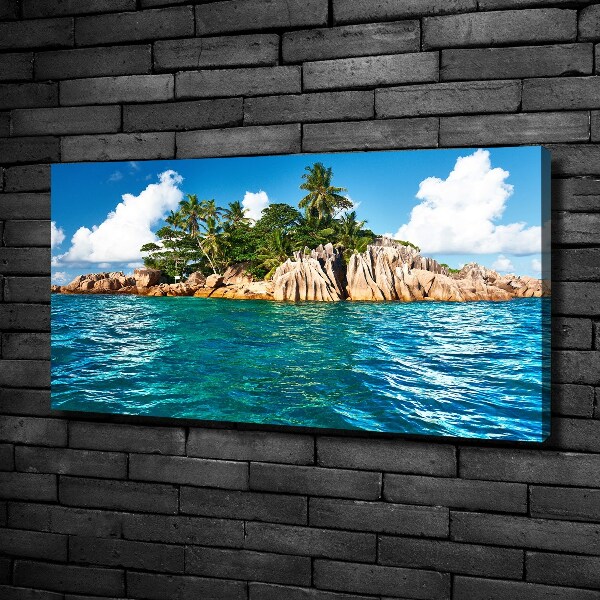 Foto quadro su tela Isola tropicale