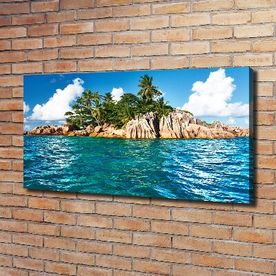 Foto quadro su tela Isola tropicale