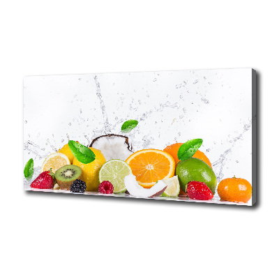Foto quadro su tela Frutta e acqua