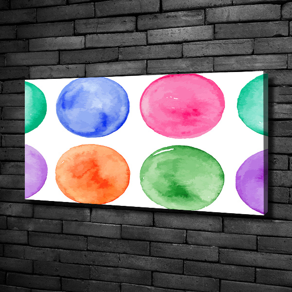 Quadro su tela Cerchi colorati