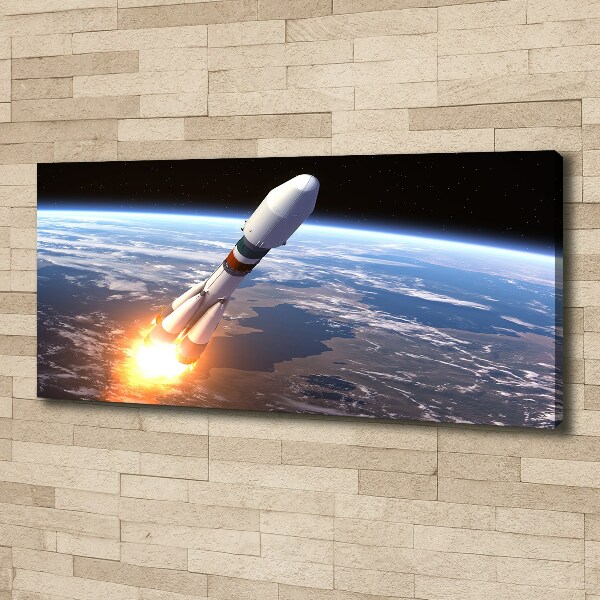 Quadro su tela Razzo spaziale