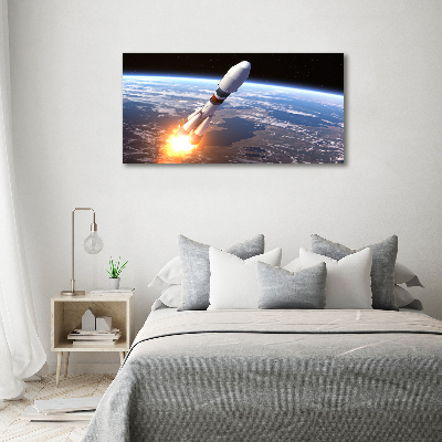 Quadro su tela Razzo spaziale