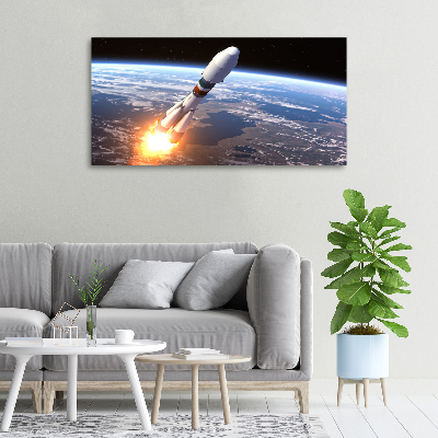 Quadro su tela Razzo spaziale