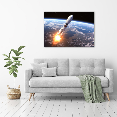 Quadro su tela Razzo spaziale