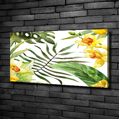 Foto quadro su tela Fiori tropicali