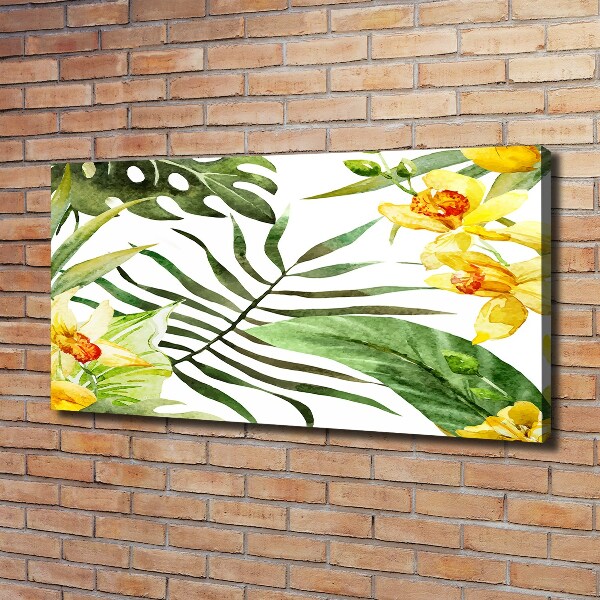 Foto quadro su tela Fiori tropicali