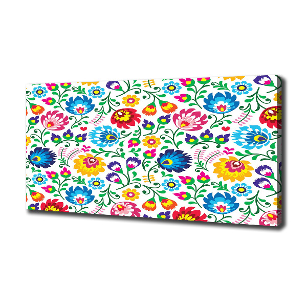 Quadro stampa su tela Modello etnico