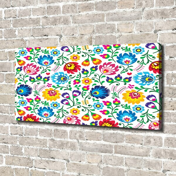 Quadro stampa su tela Modello etnico