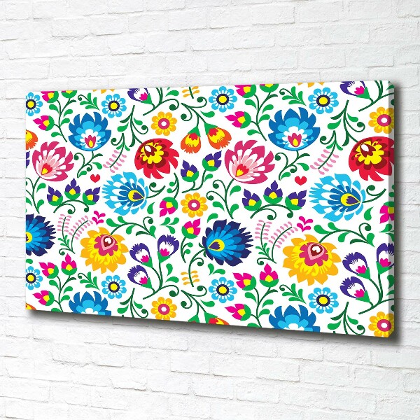 Quadro stampa su tela Modello etnico